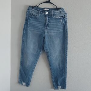 Stylish Blue Ankle Jeans for Women